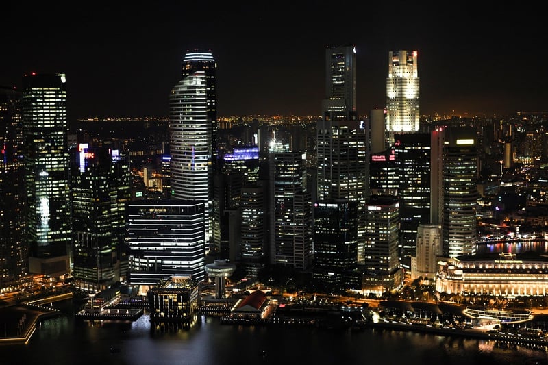 Singapore Urban Skyline