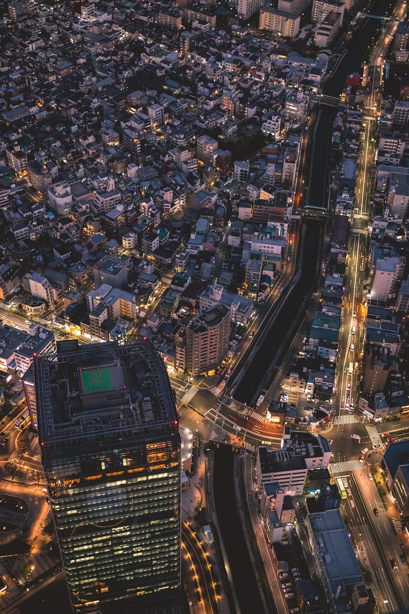 Tokyo Skyline at Night